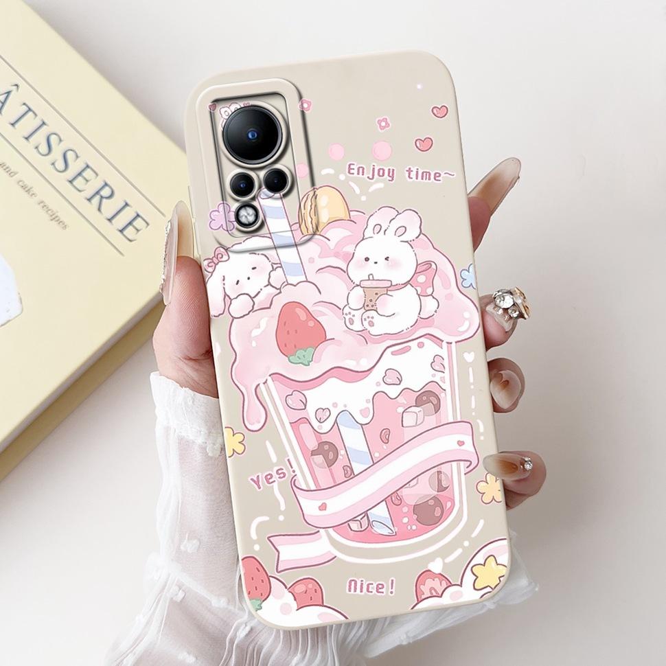 

For Infinix Note 11 Case Lovely Cartoon Animal ShockProof Back Cover For Infinix Note 11 Note11 Fundas X663 X663B Phone Shell Infinix Note 11