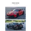 1/32 Porsche 911 GT3 RS Alloy Diecast Racing Car Model Collection of Hobby Decorative Fine Ornaments Sound Light Toy Gift for Friends
