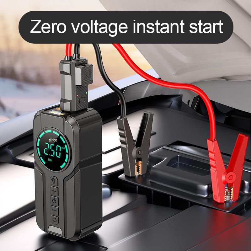 Multi-Function Portable Car Jump Starter & Inflator Power Bank
