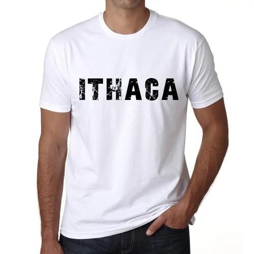 Men's Graphic T-Shirt Ithaca Eco-Friendly Limited Edition Short Sleeve Tee-Shirt