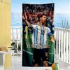 Messi Customizable Name Beach Towel High Absorbency & Quick-Dry Portable for SwimmingBeachCamping Travel Beach AccessoriesGym