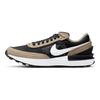 Nike Waffle One Sports Fashion Versatile Shock Absorbing Durable Breathable Low Top Casual Shoes Kids Sneaker Black Brown DC0481-007