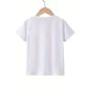 European Sizes Girls' Fashion Round Neck T-Shirt