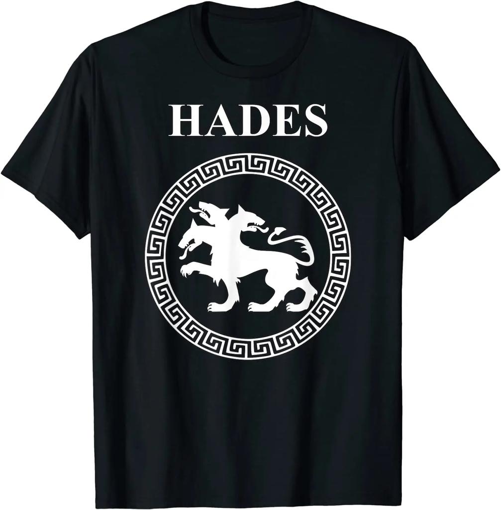 Hades Ancient Greek God Icon T-Shirt 100% Cotton O-Neck Summer Short Sleeve Casual Mens T-shirt Size S-3XL - Men's Summer Cot...