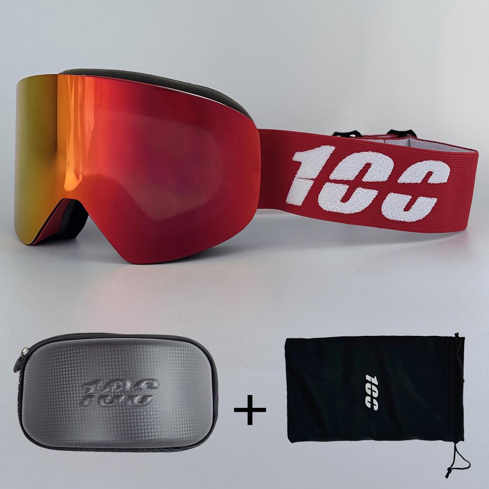 Męskie Gogle Narciarskie Magnetyczne Dla Dorosłych Przeciwmgielne Okulary Narciarskie Ochrona UV400 Śnieg Snowboard Gogle Okulary z Soczewką HD