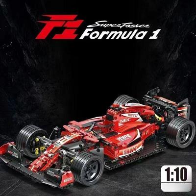 Yüksek Teknoloji 1380 Adet Formula F1 50cm Süper Araba Modeli Yapı Bloğu Hediyesi Çocuklar İçin Yetişkinler İçin