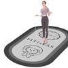 Thick Oval Diatom Mud Shock Absorption Fitness & Yoga Mat - Non-Slip, Dirt-Resistant, Sound-Insulating Jump Rope and Foot Pad
