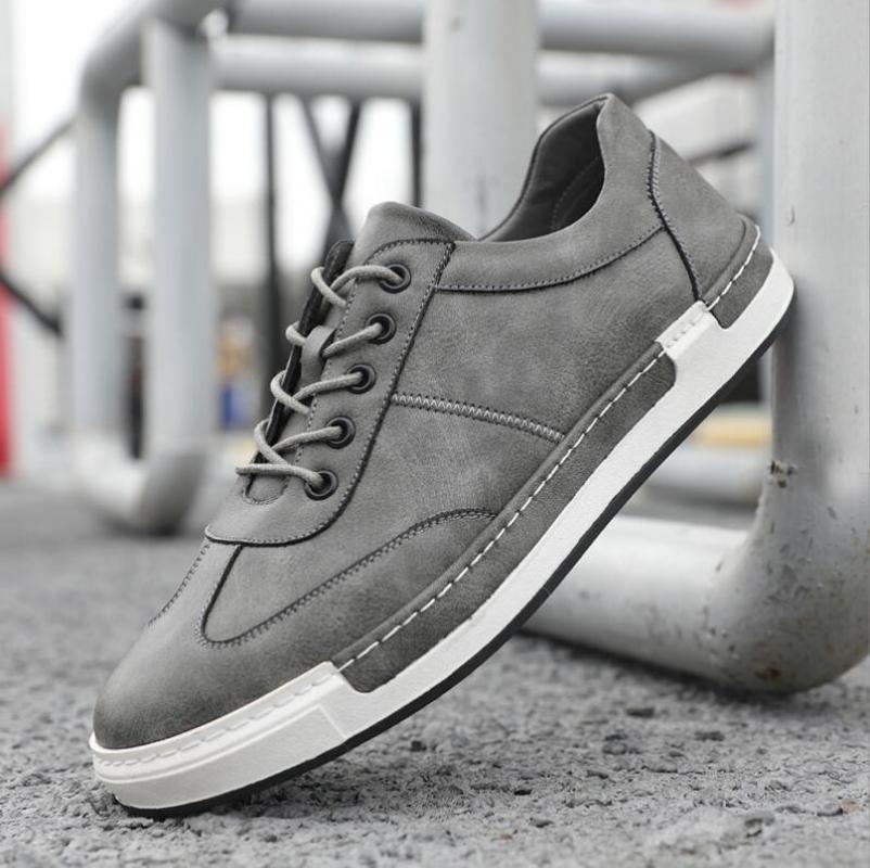 Men Leather Casual Shoes Men Sneakers 2024 Autumn Brand Mens Suede Shoes Comfortable Flat Male Footwear Zapatillas Hombre
