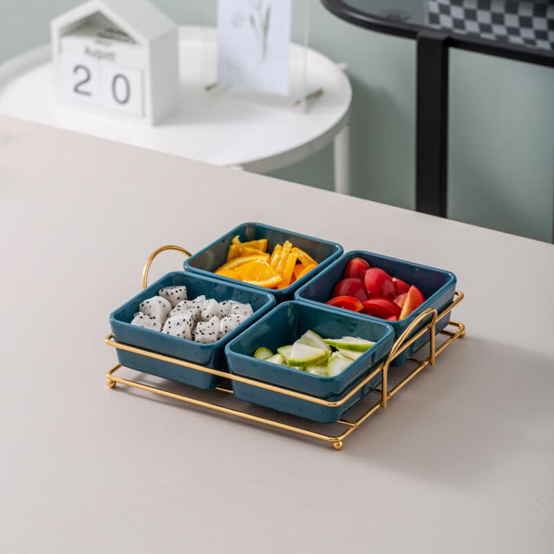 WUHE Melamine Divided Serving Platter