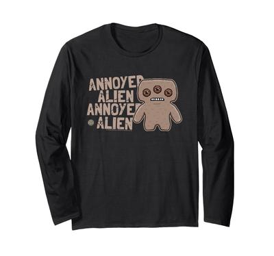 Fuggler Braun Frustrierter Alien Langarm-T-Shirt