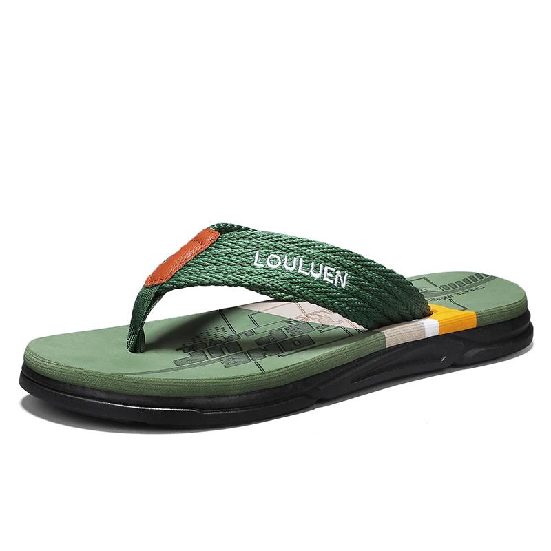 

2025 Лето Новые Мужские Шлепанцы Модные Универсальные Вьетнамки Мужские Шлепанцы Мужские Шлепанцы с Перемычкой 39