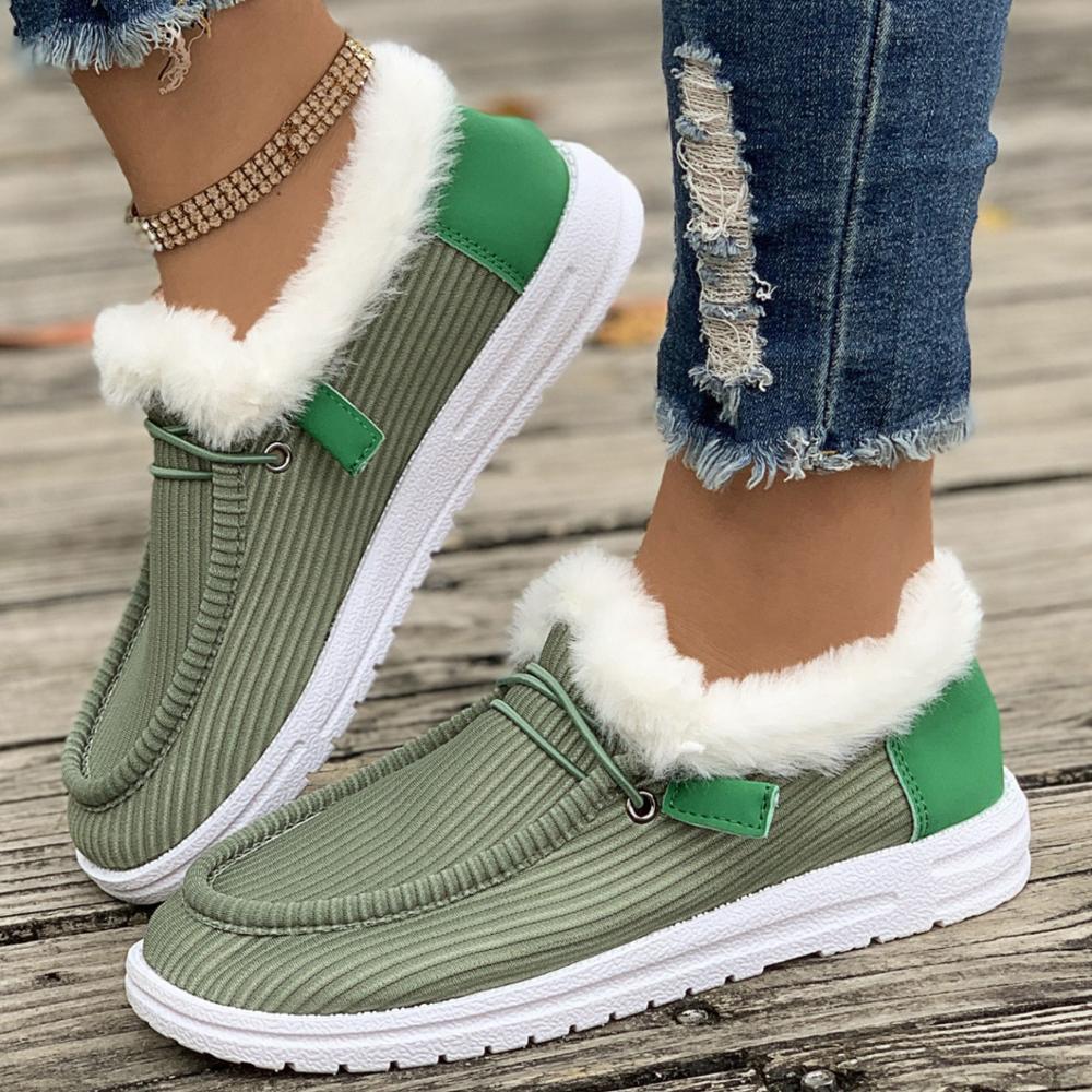 2025 Fur Casual Flats Cotton Boots Winter New Sport Platform Fashion Work Shoes Women Winter New Luxury Hot Plush Boots Mujer