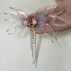 Fairy Elf Ear Fins Ear Cuffs Flower Pearl Tassel Ear Clips Trendy Mermaid Princess Ear Cuffs  Girls