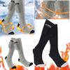 Värme Batteri Elektriska Uppvärmda Strumpor Vinter Termiska Strumpor Utomhus Vandring Skidåkning Fotvärmare Värmestrumpor för Män och Kvinnor