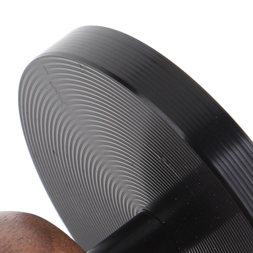 Spherical Wooden Handle Coffee Tamper Aluminum Alloy Coffee Press Tool Coffee Hammer Coffee Making