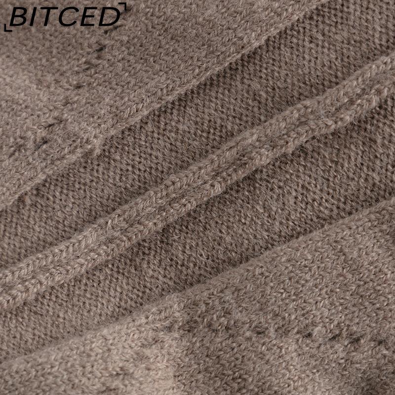 Autumn and Winter Large-sized High-neck Set, Fashionable, Gentle and Laid-back Style Sweater Two-piece Set, Solid Color Knitted