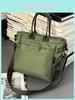 Nylon Casual Tote Bag With Zipper Pockets For Daily Outdoor Travel