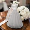 Gown-Shaped 3D Printed Flower Vases Twisted Design Decorative Vase  Office Tabletop Ornaments