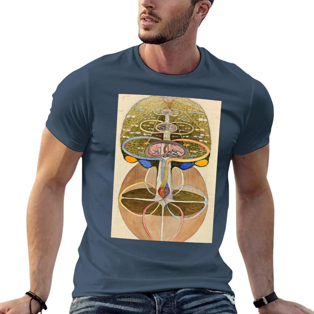 Hilma Af Klint Tree of Knowledge No 1 1913 TShirt Work Outdoor TShirt for Unisex