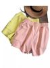 Women's High-Waist Korean Style Wide-Leg Three-Quarter Cotton Sports Shorts - Slimming and Trendy Summer Wear