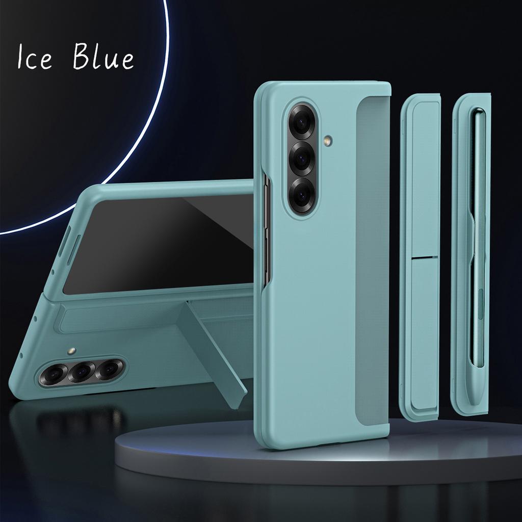 Cover Ultra Sottile Antiurto Per Samsung Galaxy Z Fold8 ultra 7 6 5 4 3 Custodia con Slot per Penna Con Vetro Protettivo per Schermo Custodia con Porta Penna