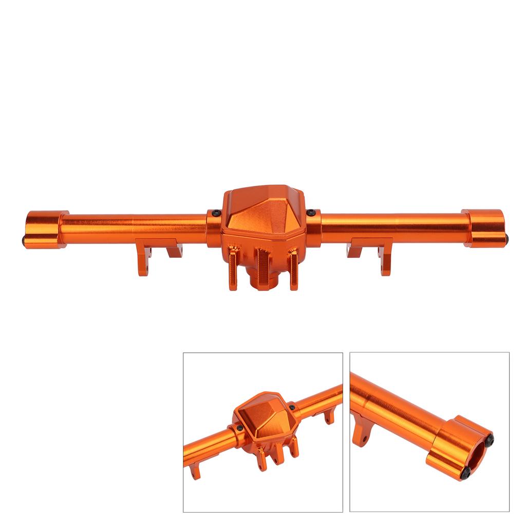 RC Rear Axle Housing Aluminium Alloy Integrated Anodized Replacement for 1Celsius6 SCX6 Cars