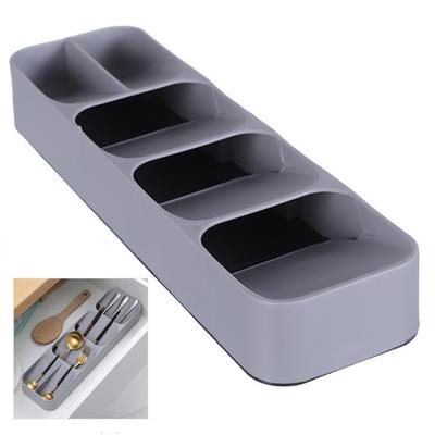 Storage Organizer Classification Organization Large Capacity Multi Compartments Tableware Tray Fork Chopsticks
