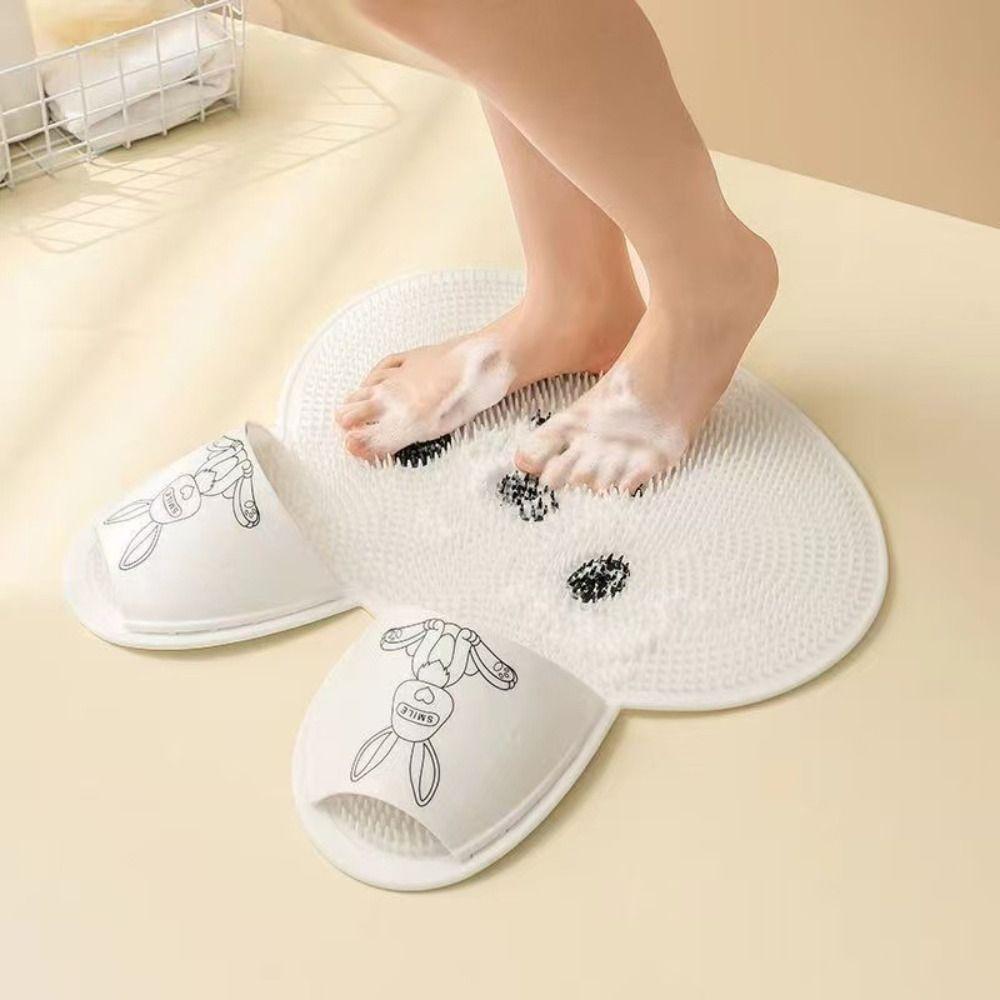 Non-Slip Silicone Massage Mat Thickened Shower Mat High Quality Cozy Foot Wash Tool  Foot Care