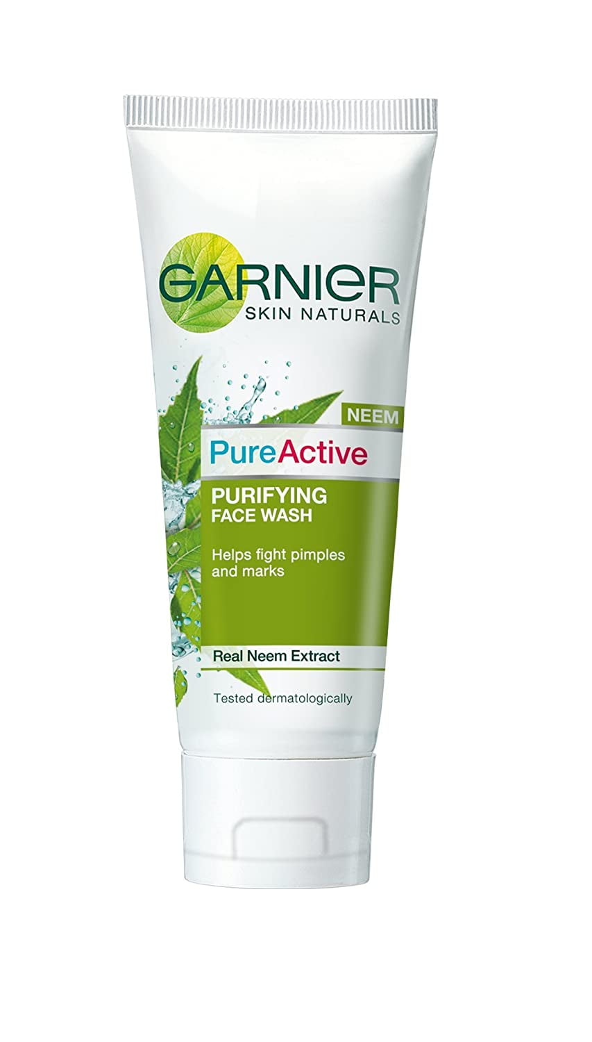 Garnier Skin Naturals Очищающий гель для лица Pure Active с нимом - 100 мл
