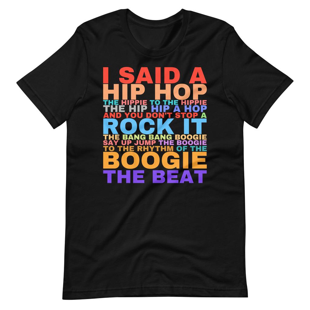 2025 Summer Rapper's Fun T-shirt, Old-school Hip-hop Pure Cotton Printed T-shirt, Men's and Women's Street Fashion Short Sleeves