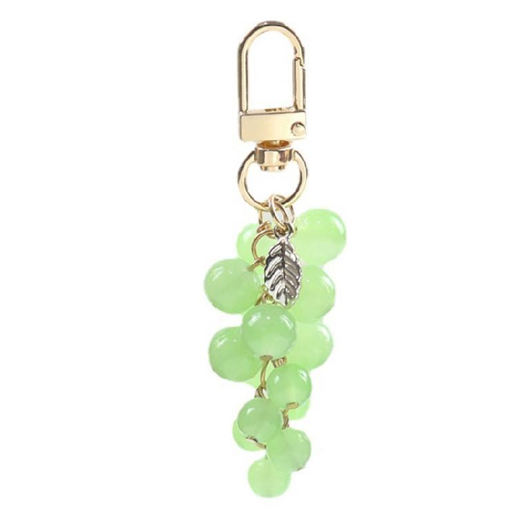 Grape Pendant Keychain Hanging Keyring Ornament Gift for Fashion Enthusiasts