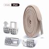 Diamond Lock Shoelaces Without Ties Elastic Laces Sneakers Outdoor No Tie Shoe Laces Kids Adult Wide Shoelace Shoe Accessories