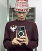 SCALLYWAG Falcon Henley Neck Long Sleeve [Wine]