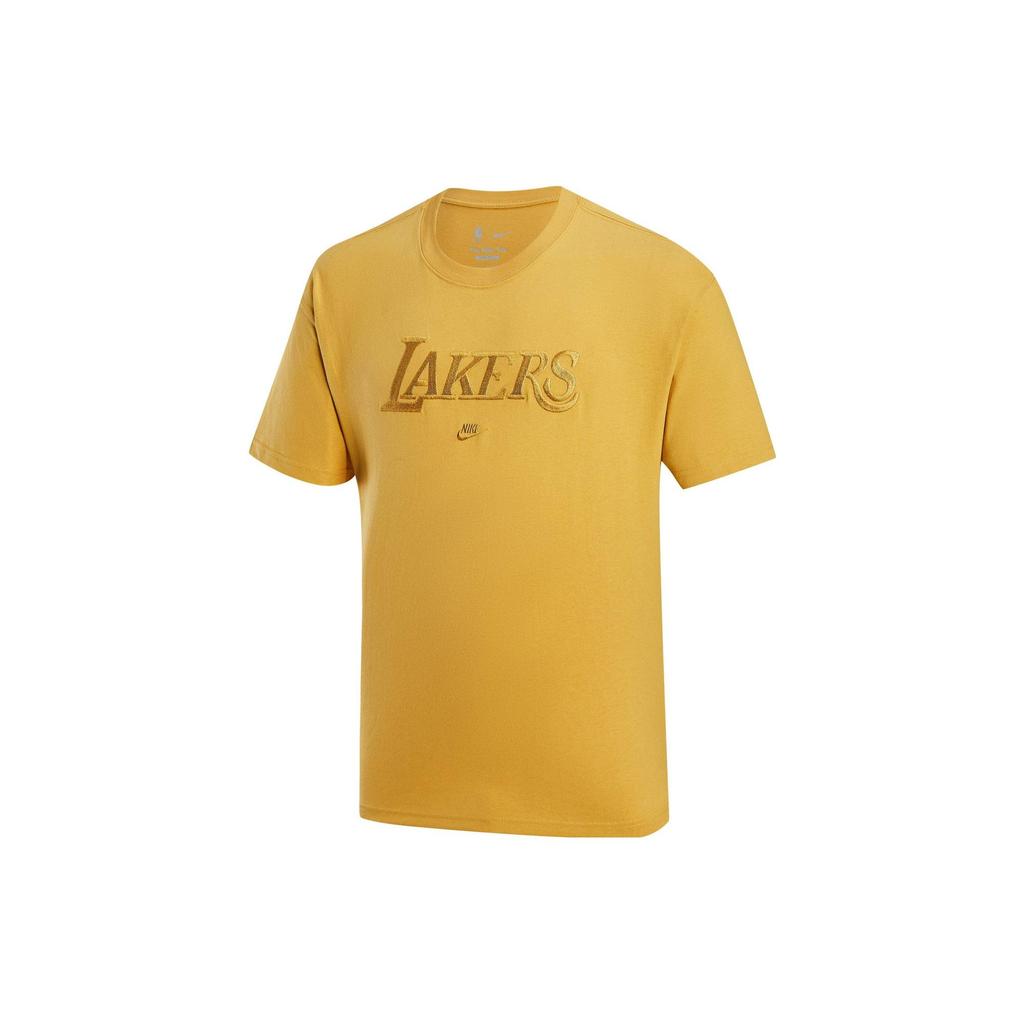 Nike T-shirt da uomo Colore Oro Grano Girocollo Moderato FJ0572-725
