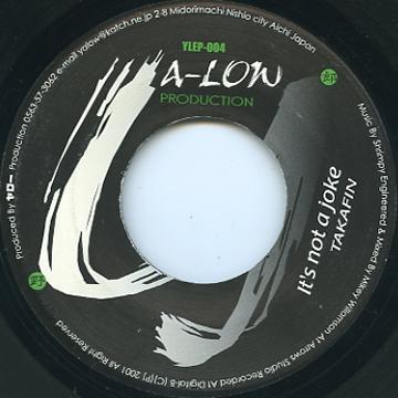 7inch Record TAKAFIN - It's Not A Joke YLEP004 Ya-Low Producti 2001 Japan Reggae, Ska & Dub Used