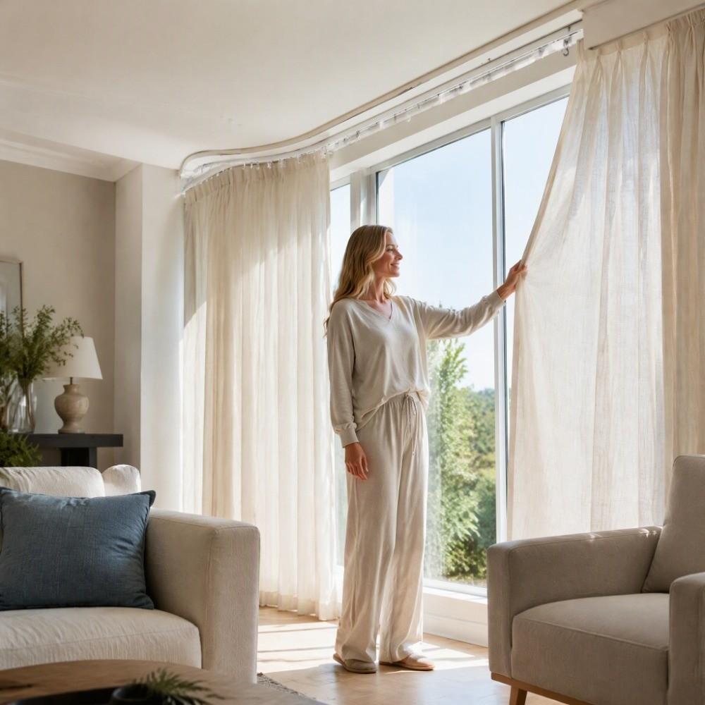 Bendable Design Bendable Curtain Track Silent Track Ceiling Curtain Track Bedrooms