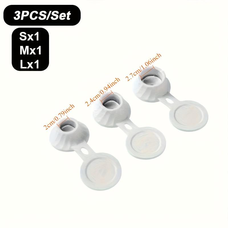 Bottle Emptying Caps, 3pcs Adapters Transfer Connector, 3 Sizes Inverted Caps Flipping Bottle, Inverted bottle cap Get Every D