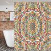 Mandala Muster Duschvorhang Badezimmer Duschvorhang Wasserdicht Mit 12 Haken Heimdeko Kostenloser Versand