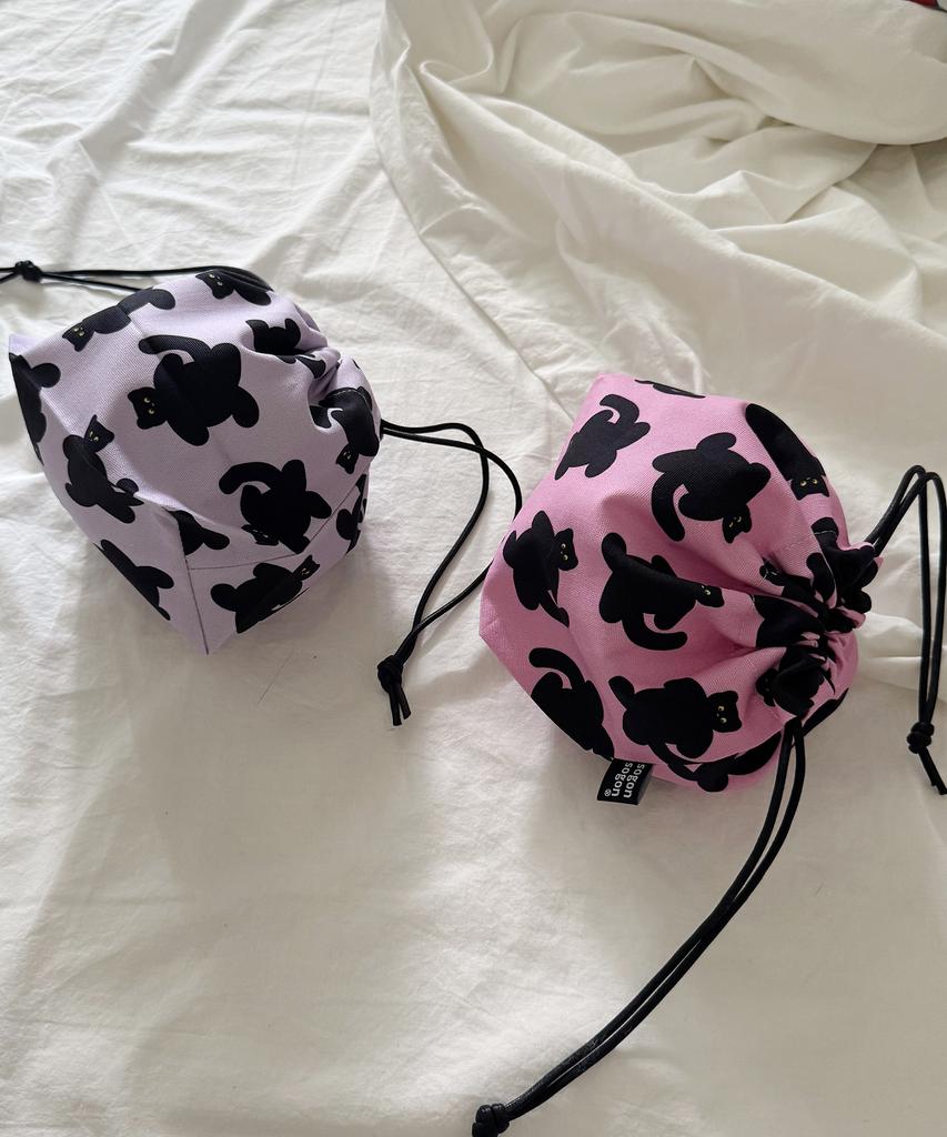 Sogonsogon Bbabba Pink String Pouch W