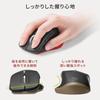 Sanwa Direct Wireless Mouse, USB-A, Quiet, Compact, 5 Buttons [BackForward Buttons], Blue LED, Red, 400-MAW159BKR