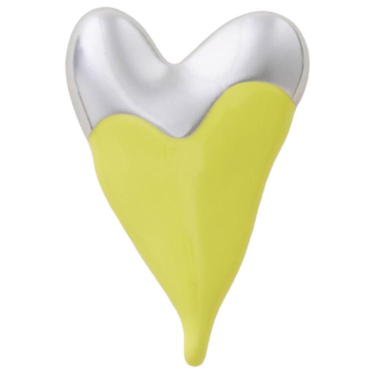 Crocs Zinc Alloy Shoe Accessories Unisex Yellow 10016621