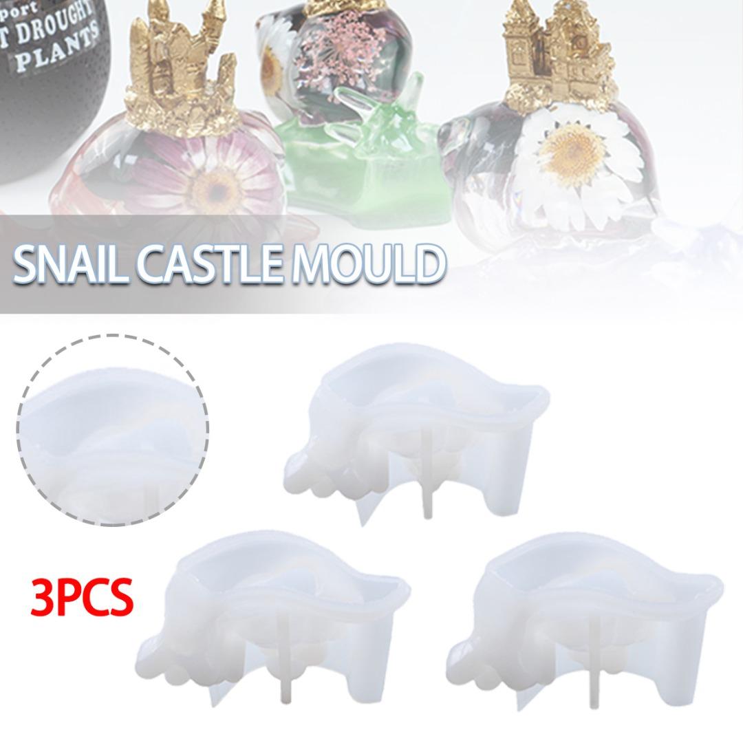 

Силиконовая форма для замка улитки, украшение для дома, форма для литья из эпоксидной смолы, сделай сам, ремесло