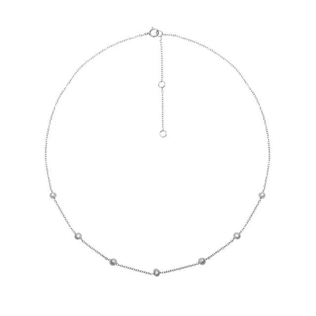 Tone Choker Pendant Necklace Female Clavicle Chain For Women Flat Snake Necklaces Jewelry CollaresTrendy Necklaces