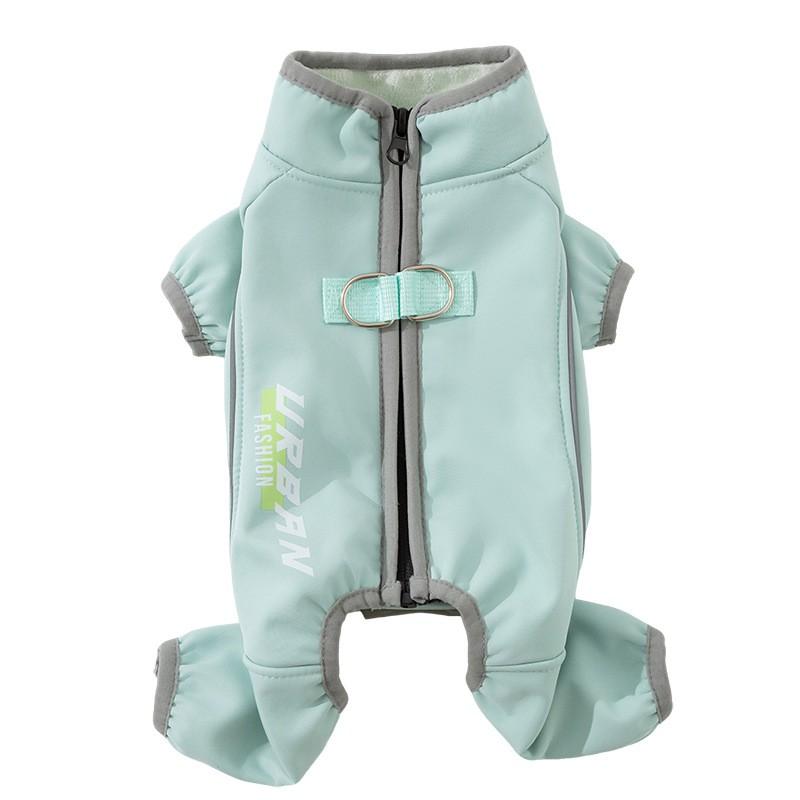 Pet Dog Warm Winter Full-Body Hooded Sweater Small Medium Dogs Outdoor Active Wear