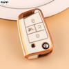 4 Buttons New TPU Car Key Case Cover Shell For VW Volkswagen Golf 7 MK7 Tiguan MK2 Seat Ateca Leon FR Ibiza Skoda Octavia Kodiaq