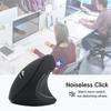 2.4G Vertikální Bezdrátová Bluetooth 5.0 Myš Ergonomická Dobíjecí Myš RGB 1600 DPI Tichá Myš pro PC Laptop Stolní počítač