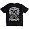 Motorhead Crossed Swords England Crest T-Shirt Black New Unisex T-Shirt