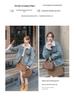 2025 Women's Winter Short Denim Jacket with Velvet and Lambswool