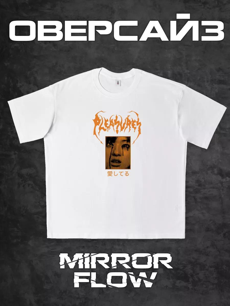 Vintage Y2K oversized grunge print T-shirt M