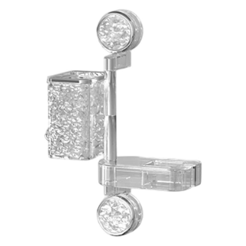 

Soap Dish Strong Suction Cup Soap Holder Tray for Smooth Surfaces in Bathroom or Kitchen